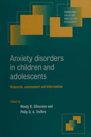 Cover of Anxiety disorders in children and adolescents