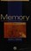 Cover of Memory