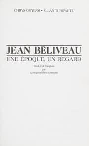 Cover of Jean Béliveau