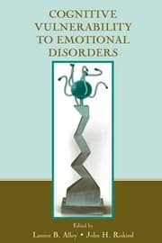 Cover of Cognitive Vulnerability to Emotional Disorders