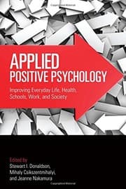 Cover of Applied positive psychology