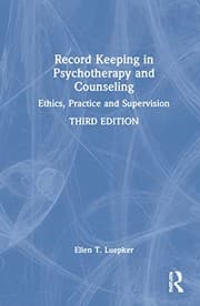Cover of Record keeping in psychotherapy and counseling