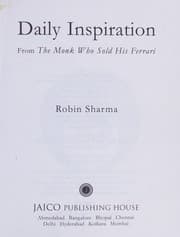 Cover of Daily Inspiration from the Monk Who Sold His Ferrari