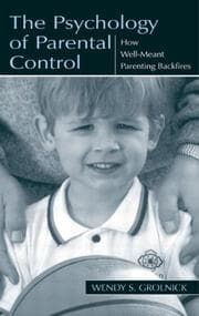 Cover of The Psychology of Parental Control