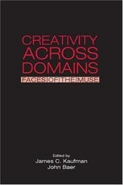 Cover of Creativity across domains