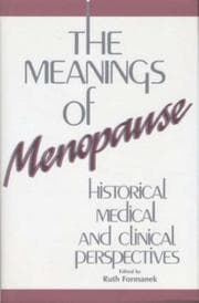 Cover of The Meanings of Menopause