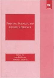 Cover of Parenting, schooling, and children's behaviour