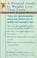 Cover of Traditional Chinese medicine