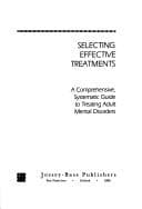 Cover of Selecting effective treatments