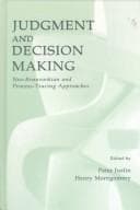 Cover of Judgment and decision making