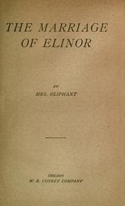 Cover of The marriage of Elinor