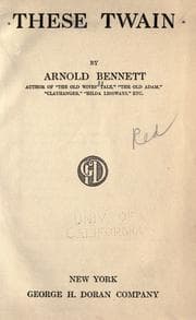 Cover of These twain