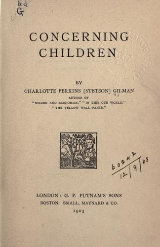 Cover of Concerning children