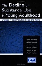 Cover of The decline of substance use in young adulthood