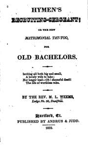 Cover of Hymen's recruiting sergeant, or, The maid and bachelor's friend ..