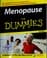 Cover of Menopause for dummies