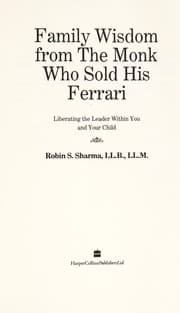 Cover of Family Wisdom from the Monk Who Sold His Ferrari