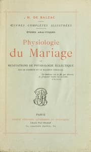 Cover of Physiologie du mariage