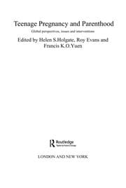 Cover of Teenage pregnancy and parenthood